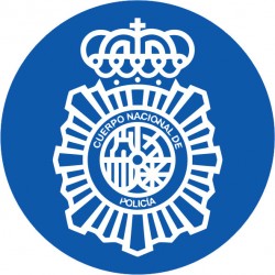 Pegatina Policía Nacional...