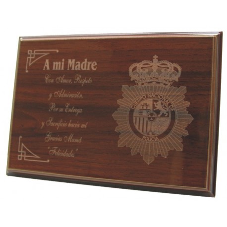 Placa Conmemorativa Grabada a laser Mini Placa Conmemorativa Grabada a laser Mini