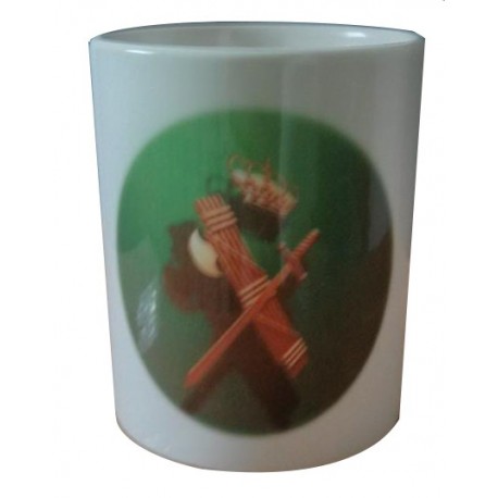 Taza Cerámica Guardia Civil Verde Taza Cerámica Guardia Civil Verde