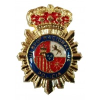 Pin Placa Color Policía